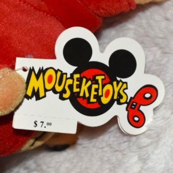 Disneyland Firefly Love Bug Pooh Bear Highly Collectible Mint Bean Bag Plush - Picture 6 of 6